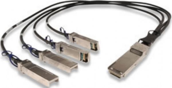 Extreme Networks 10202 Model Fanout Copper Cables, 40 Gigabit Ethernet QSFP+ Fan-out Cable Copper cable assembly, 26 AWG, 1 m, UPC 644728102020, Weight 1 Lbs (10202 10 202 10-202 COPPER FANOUT)
