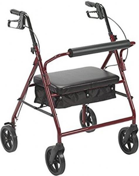 Drive Medical 10216RD-1 Bariatric Rollator With 8