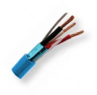 Belden 1031A0061000, Model 1031A, 1-Triad, 16 AWG, UL Instrumentation Cable; Blue Color; CMG-Rated; 1 Triad 16AWG Bare Copper conductors; PVC Insulation E1 Color Code; Overall Beldfoil Shield; PVC Outer Jacket, PLTC-ER ITC-ER CMG AWM 2464 SUN RES; UPC 612825104889 (BELDEN1031A0061000 TRANSMISSION CONNECTIVITY CONDUCTORS WIRE) 