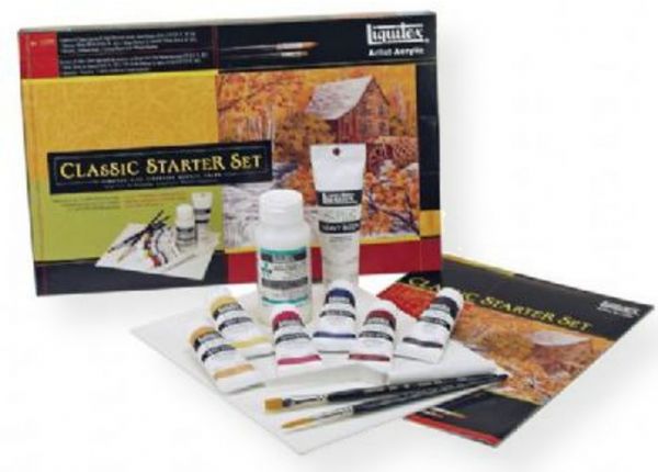 Liquitex 103200 Professional Series Heavy Body Acrylic Starter Set; Thick consistency for traditional art techniques using brushes or knives, as well as for experimental, mixed media, collage, and printmaking applications; High pigment load produces rich, brilliant, permanent color; UPC 094376929430 (103200 103-200 PROFESIONAL103200 LIQUITEX103200 LIQUITEX-103200 LIQUITEX-PROFESIONAL-103200)