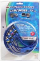 Monster Cable 103291-00 Model J2 CAMAV M-6 Camcorder to TV/VCR 6ft. Cable, Dual coax construction for sharper picture and brighter colors than ordinary RCA video cables, Bandwidth Balanced wire networks for improved audio clarity and dynamic range, 24k gold-plated RCA connectors ensure optimal audio and video signal transfer, UPC 050644281273 (10329100 103291 103-291 103 291-00 J2CAMAVM6) 