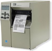 Zebra Technologies 103-801-00000 Model 105SLPlus Barcode Printer, Ethernet, Wifi, Serial, Parallel Interfaces; Full-function front panel and large multilingualback-lit LCD display with user-programmable password protection; Thin film printhead with Element Energy Equalizer (E3) for superior print quality; 8 MB Flash memory; Serial RS-232 and bi-directional parallel ports with auto detect; USB 2.0; UPC 665084722714 (10380100000 103-80100000 103801-00000 103-801-00000) 