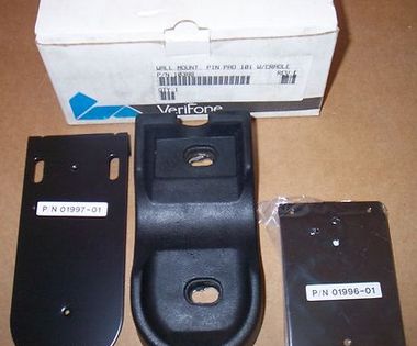 VeriFone 10388 Wall Mount/Cradle PIN Pad 101, Black, Metal, for use with PIN Pad 101pad 1000SE Keypad (10-388 103-88)