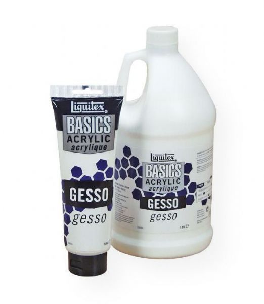 Liquitex 104004 Basics Gesso 250ml; Developed for students and artists that need dependable quality at an economical price; Thick formula for great coverage; Shipping Weight 1.5 lb; Shipping Dimensions 3.00 x 1.56 x 8.25 in; UPC 094376976472 (LIQUITEX104004 LIQUITEX-104004 BASICS-104004 ARTWORK)
