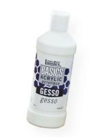 Liquitex 104016 Basics Gesso 16 oz; Developed for students and artists that need dependable quality at an economical price; Thick formula for great coverage; Shipping Weight 1.55 lb; Shipping Dimensions 2.75 x 2.75 x 8.00 in; UPC 094376922943 (LIQUITEX104016 LIQUITEX-104016 BASICS-104016 ARTWORK) 