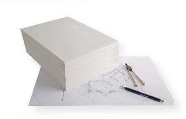 White drawing paper