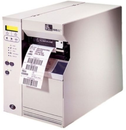Zebra Technologies 10500-2001-0070 model 105SL Direct thermal / thermal transfer printer, Up to 479.5 inch/min - B/W - 203 dpi Print Speed, Status LCD Built-in Devices, Wired Connectivity Technology, Serial, Ethernet 10/100Base-TX Interface, 203 dpi x 203 dpi B&W Max Resolution, ZPL II, ZBI Language Simulation, 7 x bitmapped 1 x scalable Fonts Included, 6 MB Max RAM Installed, SDRAM Technology / Form Factor, 4 MB Flash Memory (10500 2001 0070 1050020010070 105-SL 105 SL)