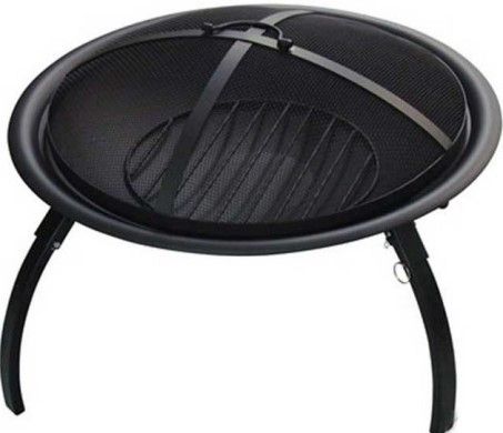 Char Broil 10501572 Campfire2Go Portable Fireplace; Accommodates wood logs, charcoal or DuraFlame logs; Measures approximately 26