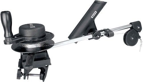Scotty Fishing 1050MP Depthmaster Manual Downrigger with Rod Holder Clamp Mount; 23