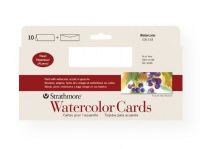Strathmore 105-153 Slim Size Watercolor Cards 3.75" x 9"; Made specifically to hold up to any wet media including watercolor, acrylic, or gouache; These high quality cards are made from 140 lb cold press watercolor paper; Acid-free; Includes 10 cards 3.75" x 9" and 10 envelopes 4.125" x 9.5"; Shipping Weight 0.42 lb; Shipping Dimensions 9.68 x 5.38 x 1.00 in; UPC 012017701535 (STRATHMORE105153 STRATHMORE-105153 STRATHMORE-105-153 STRATHMORE/105153 105153 ARTWORK CRAFTS CORRESPONDENCE) 