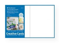 Strathmore 105-260 Fluorescent 5 x 6.875 White/Deckle Creative Cards 50-Pack; These larger size cards can be used to design a greeting for any occasion from birthdays, holidays, and invitations to general correspondence; Cards are 80 lb cover and measure 5" x 6d"; Matching envelopes are 80 lb text and measure 5.25" x 7.25"; Acid-free; Shipping Weight 1.80 lbs; Shipping Dimensions 6.88 x 5.00 x 1.50 inches; UPC 012017702600 (105260 STRATHMORE-105260 STRATHMORE-105-260 CORRESPONDENCE) 