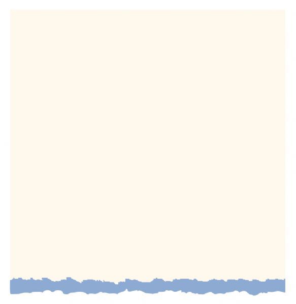 Strathmore 105-35 5 x 6.875 White/Blue Deckle Creative Cards 20-Pack; These larger size cards can be used to design a greeting for any occasion from birthdays, holidays, and invitations to general correspondence; Cards are 80 lb cover and measure 5