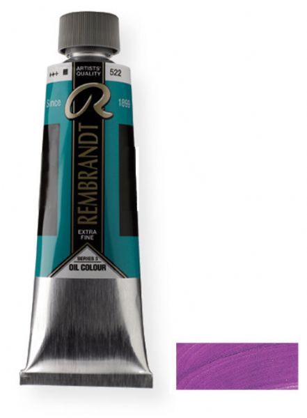Royal Talens 1055392 Rembrandt Oil Colour, 40 ml Cobalt Violet Color; These paints contain only the finest, most lightfast pigments and the purest quality linseed or safflower oil; Each color contains the highest concentration of pigment; EAN 8712079059194 (1055392 RT-1055392 RT1055392 RT1-055392 RT10553-92 OIL-1055392)