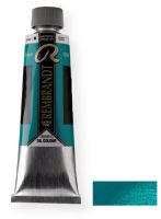 Royal Talens 1055862 Rembrandt Oil Colour, 40 ml Cobalt Turquoise Blue Color; These paints contain only the finest, most lightfast pigments and the purest quality linseed or safflower oil; Each color contains the highest concentration of pigment; EAN 8712079059279 (1055862 RT-1055862 RT1055862 RT1-055862 RT10558-62 OIL-1055862)  