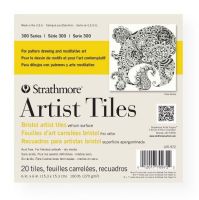 Strathmore 105-972 Bristol Artist Tiles 6" x 6"; Vellum bristol surface for pattern drawing and meditative art in dry media; 100 lb; (20) 6" x 6" tiles in a pad; Acid-free; Shipping Weight 0.38 lb; Shipping Dimensions 6.00 x 6.00 x 0.39 in; UPC 012017709722 (STRATHMORE105972 STRATHMORE-105972 STRATHMORE-105-972 STRATHMORE/105972 105972 ARTWORK) 