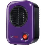 Lasko 106 MyHeat Personal Heater Model, MyHeat Personal Heater Model, MyHeat Concentrated Personal Warmth, Built-In Safety Features, Safe Ceramic Warmth / Money-Saving 200 Watts, Fully Assembled, E.T.L. listed, 3.8"L x 4.3"W x 6.1"H, UPC 046013765109 (106 106 106) 