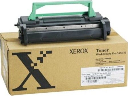 Xerox 106R00402 Model 106R402 Black Toner Cartridge for use with WorkCentre Pro 555 and 575 Multifunction Systems, Average yield 6000 prints based on 4% area coverage Capacity, New Genuine Original OEM Xerox Brand (106-R00402 106 R00402 106R-00402 106R 00402)