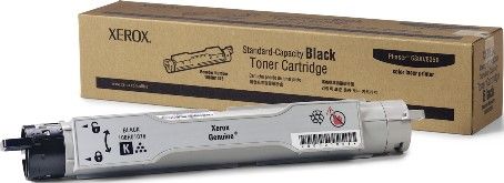 Xerox 106R01076 Black Standard Capacity Print Cartridge for use with Xerox Phaser 6300 and 6350 Printers, Up to 4000 Pages at 5% coverage, New Genuine Original OEM Xerox Brand, UPC 095205062342 (106-R01076 106 R01076 106R-01076 106R 01076 106R1076)