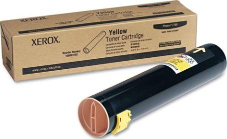 Xerox 106R01162 Yellow Toner Cartridge for use with Phaser 7760 Printer, 25000 standard pages in accordance with ISO/IEC 19798, New Genuine Original OEM Xerox Brand, UPC 095205224009 (106-R01162 106 R01162 106R-01162 106R 01162)