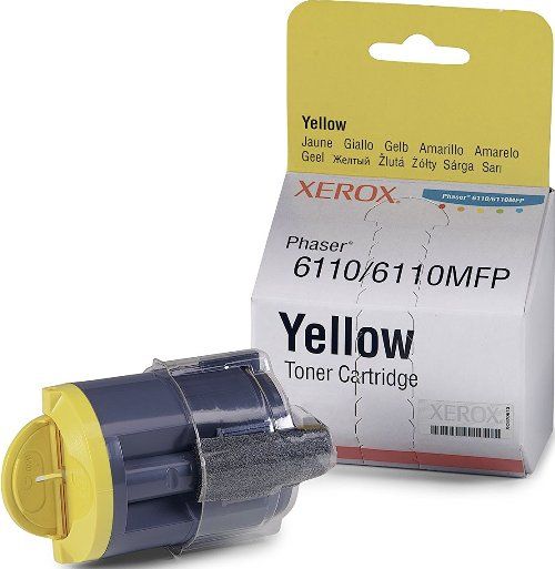 Premium Imaging Products CT106R01273 Yellow Toner Cartridge Compatible Xerox 106R01273 for use with Xerox Phaser 6110 and 6110MFP Printers, 1000 pages with 5% average coverage (CT-106R01273 CT 106R01273 106R1273) 