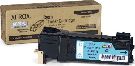 Premium Imaging Products CT106R01331 Cyan Toner Cartridge Compatible Xerox 106R01331 for use with Xerox Phaser 6125 and 6125N Printers, Up to 2000 Pages at 5% coverage (CT-106R01331 CT 106R01331 106R1331)