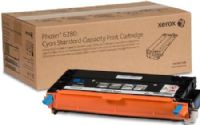 Xerox 106R01388 Cyan Standard Capacity Print Cartridge for use with Phaser 6280 Color Laser Printer, 2200 Page Yield Capacity, New Genuine Original OEM Xerox Brand, UPC 095205747225 (106-R01388 106 R01388 106R-01388 106R 01388 106R1388)  