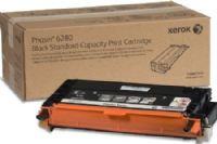 Xerox 106R01391 Black Standard Capacity Print Cartridge for use with Phaser 6280 Color Laser Printer, 3000 Page Yield Capacity, New Genuine Original OEM Xerox Brand, UPC 095205747256 (106-R01391 106 R01391 106R-01391 106R 01391 106R1391)  