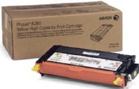 Xerox 106R01394 Yellow High Capacity Print Cartridge for use with Xerox Phaser 6280 Printer, Up to 5900 Pages at 5% coverage, New Genuine Original OEM Xerox Brand, UPC 095205747287 (106-R01394 106 R01394 106R-01394 106R 01394 106R1394) 