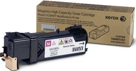 Xerox 106R01453 Magenta Toner Cartridge for use with Xerox Phaser 6128MFP Printer, Up to 2500 Pages at 5% coverage, New Genuine Original OEM Xerox Brand, UPC 095205750942 (106-R01453 106 R01453 106R-01453 106R 01453 106R1453)