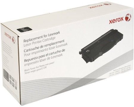 Xerox 106R01560 Replacement Black Toner Cartridge Equivalent to Lexmark E120 and E120N for use with Lexmark E120 and E120N Printers, 2000 pages with 5% average coverage, New Genuine Original OEM Xerox Brand, UPC 095205764567 (106-R01560 106 R01560 106R-01560 106R 01560 106R1560) 