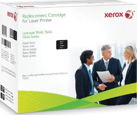 Xerox 106R01562 Replacement Black Toner Cartridge Equivalent to 64035HA/64015HA for use with Lexmark Optra T644, T640 and T642 Laser Printers, 22300 Page Yield Capacity, New Genuine Original OEM Xerox Brand, UPC 095205764581 (106-R01562 106 R01562 106R-01562 106R 01562 106R1562) 