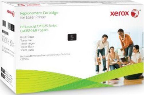 Xerox 106R01583 Toner Cartridge, Laser Print Technology, Magenta Print Color, 5000 Page Typical Print Yield, HP Compatible to OEM Brand, CE250A Compatible to OEM Part Number, For use with HPHP Color LaserJet Printers CP3525, CP3525DN, CP3525N, CP3525X, CM3530MFP, CM3530FS, CM3530, UPC 095205848533 (106R01583 106R-01583 106R 01583 XER106R1583)