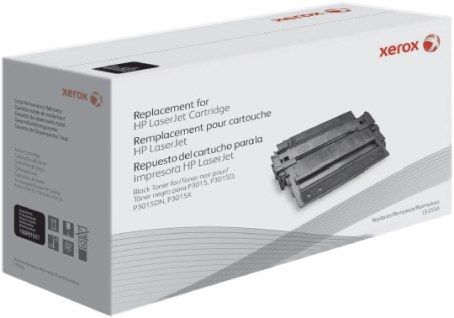 Xerox 106R01621 Replacement Black Toner Cartridge Equivalent to CE255A for use with HP Hewlett Packard LaserJet P3015 Series Printers, 6000 Page Yield Capacity, New Genuine Original OEM Xerox Brand, UPC 095295849519 (106-R01621 106 R01621 106R-01621 106R 01621 106R1621) 