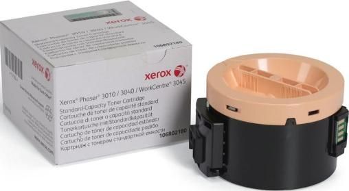 Xerox 106R02180 Toner Cartridge, Laser Print Technology, Black Print Color, 1000 Page Typical Print Yield, For use with Xerox Phaser 3045 Printer and Xerox WorkCentre Printers 3010, 3040, UPC 095205850734 (106R02180 106R-02180 106R 02180)