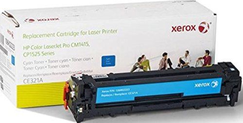 Xerox 106R02223 Toner Cartridge, Laser Print Technology, Cyan Print Color, 1300 Page Typical Print Yield, HP Compatible to OEM Brand, CB321A Compatible to OEM Part Number, For use with HP Color LaserJet Series Printers CP1525, CM1415, UPC 009520585929 (106R02223 106R-02223 106 R02223 XER106R02222)