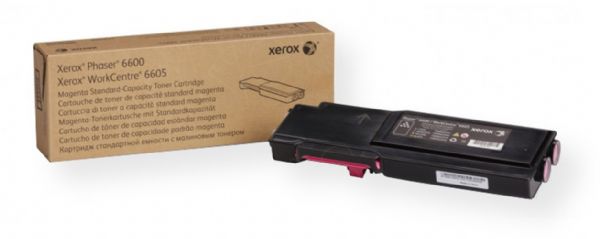 Xerox 106R02242 Toner Cartridge, Laser Print Technology, Magenta Print Color, Standard Yield Type, 2000 Page Typical Print Yield, For use with Xerox Printers Phaser 6600, WorkCentre 6605, UPC 095205963922 (106R02242 106R-02242 106R 02242)