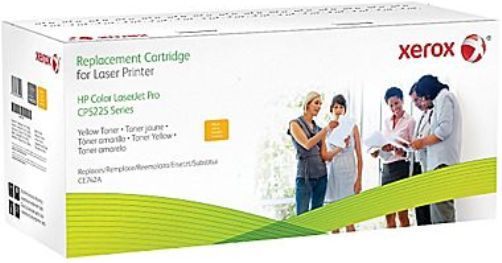 Xerox 106R02263 Toner Cartridge, Laser Print Technology, Yellow Print Color, 7300 Pages Typical Print Yield, HP Compatible OEM Brand, CE742A Compatible OEM Part Number, For use with HP Color LaserJet Professional CP5225 Printer, UPC 095205859966 (106R02263 106R-02263 106R 02263)
