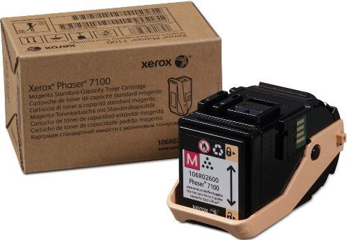 Xerox 106R02600 Toner Cartridge, Laser Print Technology, Magenta Print Color, Standard Yield Type , 4500 Pages Typical Print Yield , For use with Xerox Phaser 7100 Printer, UPC 095205965278 (106R02600 106R-02600 106R 02600)