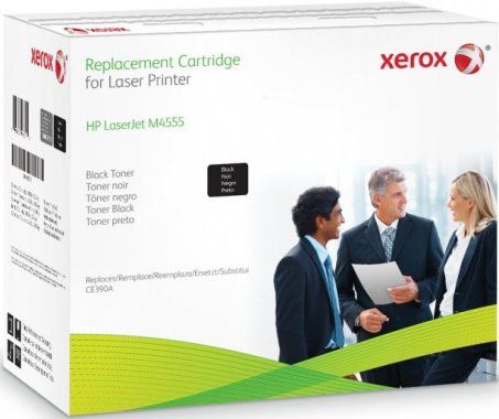Xerox 106R02631 Replacement Black Toner Cartridge Equivalent to CE390A for use with HP Hewlett Packard LaserJet Enterprise M601, M602, M603 and M4555 Series Printer; 11300 Page Yield Capacity, New Genuine Original OEM Xerox Brand, UPC 095205966015 (106-R02631 106 R02631 106R-02631 106R 02631 106R2631) 