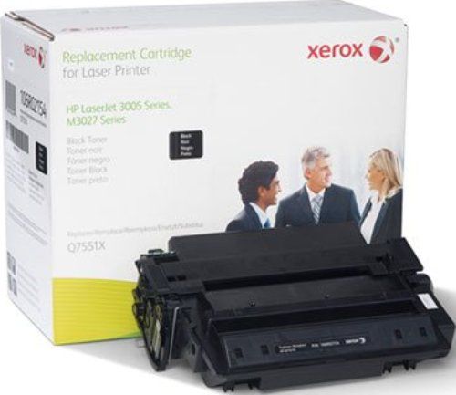 Xerox 106R2154 Replacement Black Toner Cartridge Equivalent to Q7551X for use with HP Hewlett Packard LaserJet 2100, 2100M, 2100TN, 2200, 2200D se, 2200DT, 2200DN and 2200DTN Printers; 6400 Page Yield Capacity, New Genuine Original OEM Xerox Brand, UPC 095205856989 (106R2154 106R-2154 106R 2154 XER106R2154)