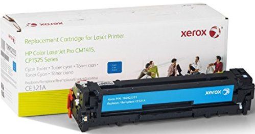 Xerox 106R2222 Toner Cartridge, Laser Print Technology, Magenta Print Color, 1300 Pages Print Yield, HP Compatible OEM Brand, CB323A Compatible OEM Part Number, For use with HP Color LaserJet Series Printers CP1525, CM1415, UPC 095205859287 (106R2222 106R-2222 106R 2222 XER106R2222)
