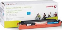 Xerox 106R2258 Toner Cartridge, Laser Print Technology, Cyan Print Color, 1000 Page Typical Print Yield, HP Compatible to OEM Brand, CE311A Compatible to OEM Part Number, For use with HP Hewlett Packard Color LaserJet CP1025nw, LaserJet Pro CP1025, LaserJet Pro CP1025NW, LaserJet Pro 100 Color MFP M175nw, LaserJet Pro 200 Color MFP M275, TopShot LaserJet Pro M275 MFP Printers, UPC 095205859904 (106R2258 106R-2258 106R 2258 XER106R2258)  