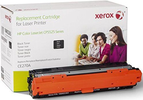 Xerox 106R2265 Toner Cartridge - Replacement For CE273A, Laser Print Technology, Black Print Color, 13500 Page Typical Print Yield, Compatible to OEM HP Brand, For use with HP Color Laserjet CP5525 Series Printers, UPC 095205859942 (106R2265 106R-2265 106R 2265)