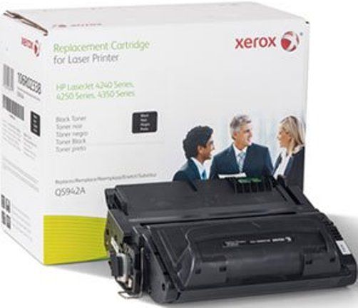 Xerox 106R2338 Replacement Black Toner Cartridge Equivalent to Q5942A for use with HP Hewlett Packard LaserJet 2100, 2100M, 2100TN, 2200, 2200D se, 2200DT, 2200DN and 2200DTN Printers; 6400 Page Yield Capacity, New Genuine Original OEM Xerox Brand, UPC 095205963175 (106R2338 106R-2338 106R 2338 XER106R2338)