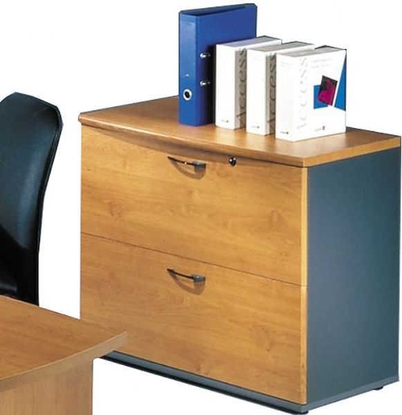 Gautier 107-221 Jazz Collection 2 Drawer Lateral File, Durable MDF, melamine and scratch resistant cherry wood laminate, ISO 9001 Certified, Quick and easy assembly, Two Drawer Lateral File, Scratch resistant, profile PVC edge, High-pressure laminate (107-221 107 221 107221) 