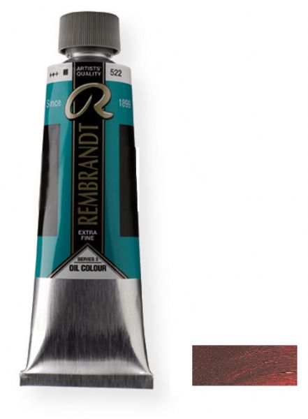 Royal Talens 1074112 Rembrandt Oil Colour, 150 ml Burnt Sienna Color; These paints contain only the finest, most lightfast pigments and the purest quality linseed or safflower oil; Each color contains the highest concentration of pigment; EAN 8712079059828 (1074112 RT-1074112 RT1074112 RT1-074112 RT10741-12 OIL-1074112) 