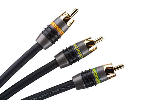 Monster Cable 107470 Monster Video 2 Component Video Cable 1 meter (MV2CV-1M, MV2CV 1M, MV2CV1M, MON-107470, MON107470, MON 107470)