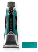 Royal Talens 1075222 Rembrandt Oil Colour, 150 ml Turquoise Blue Color; These paints contain only the finest, most lightfast pigments and the purest quality linseed or safflower oil; Each color contains the highest concentration of pigment; EAN 8712079059859 (1075222 RT-1075222 RT1075222 RT1-075222 RT10752-22 OIL-1075222)  