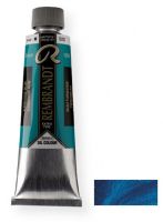 Royal Talens 1075762 Rembrandt Oil Colour, 150 ml Phthalo Blue Green Color; These paints contain only the finest, most lightfast pigments and the purest quality linseed or safflower oil; Each color contains the highest concentration of pigment; EAN 8712079059873 (1075762 RT-1075762 RT1075762 RT1-075762 RT10757-62 OIL-1075762) 