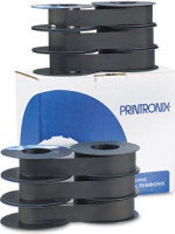 Printronix 107675-005 Printer bar-code ribbon, Printer bar-code ribbon Consumable Type, Direct thermal Printing Technology, Black Color, 6 Included Qty, Up to 2800 labels Duty Cycle, New Genuine Original OEM Printronix, For use with Printronix P300 and P600 Barcode Printers, UPC 890721000010 (107675-005 107675 005 107675005)